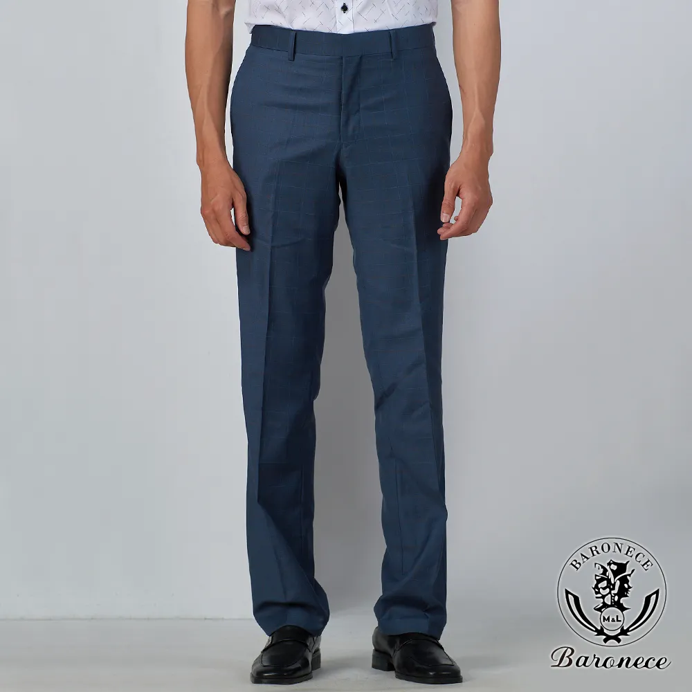 【BARONECE】英式經典格紋純棉短袖襯衫_藍(519401-10) 歷史價格詳細信息