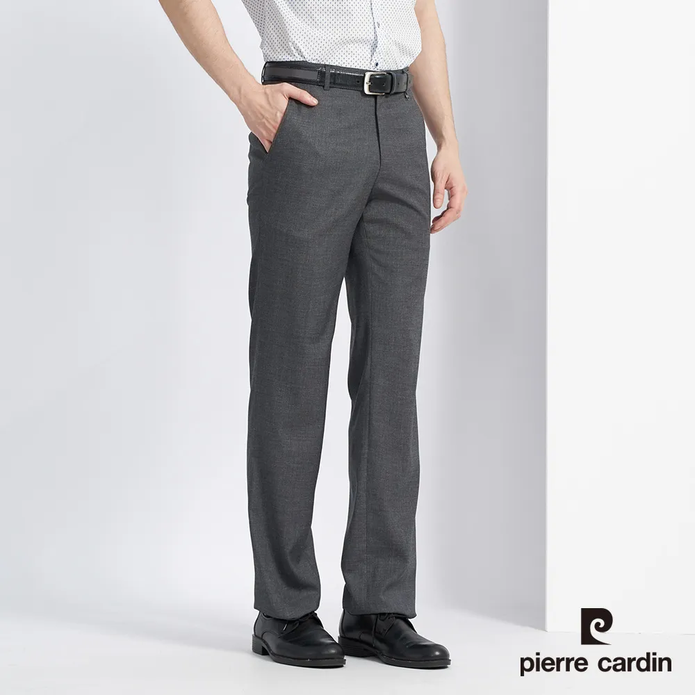 【pierre cardin 皮爾卡登】男裝 彈性素色平口西裝褲-深灰色 (5237848-98) 歷史價格詳細信息