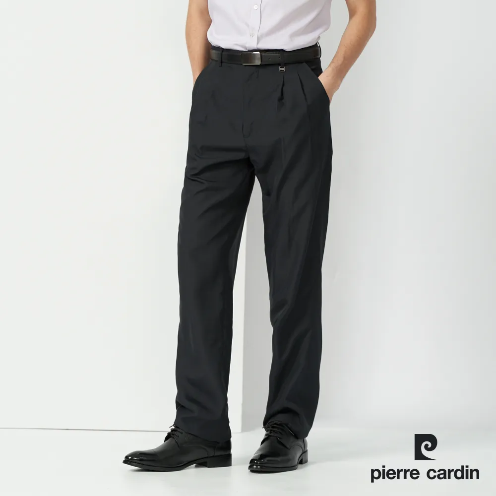 【pierre cardin 皮爾卡登】男裝 暗條紋打摺西裝褲-深灰色 (5237853-98) 歷史價格詳細信息