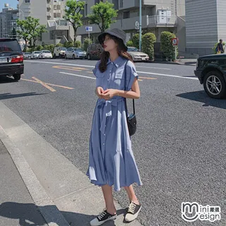 身魚尾裙 正韓魚尾裙 袖v領波點連衣裙茶歇法式裙子小衆設計魚尾長裙 歷史價格詳細信息