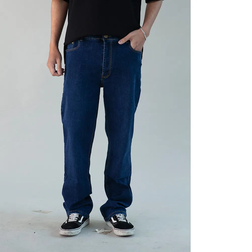 伸縮中直筒車繡口袋牛仔褲Straight Extendable Jeans(347-3106-34)深牛仔 男sun-e 歷史價格詳細信息