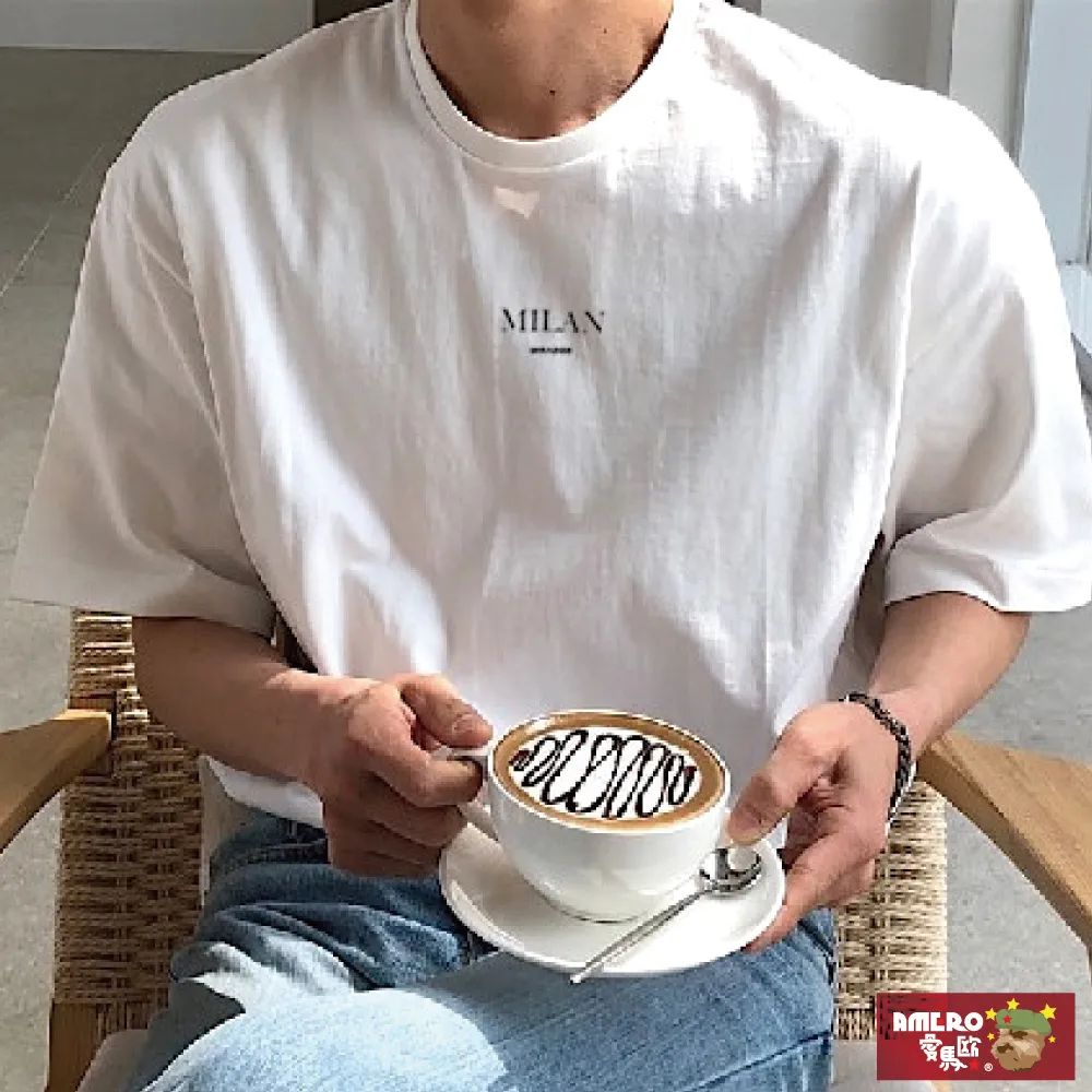 【AMERO】男女裝 短袖POLO衫 寬鬆版本 網眼 落肩款 情侶裝 歷史價格詳細信息