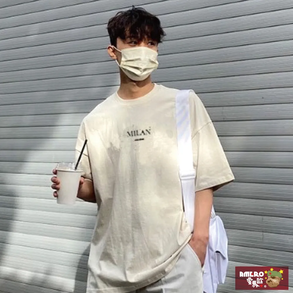 【AMERO】男女裝 短袖POLO衫 寬鬆版本 網眼 落肩款 情侶裝 歷史價格詳細信息