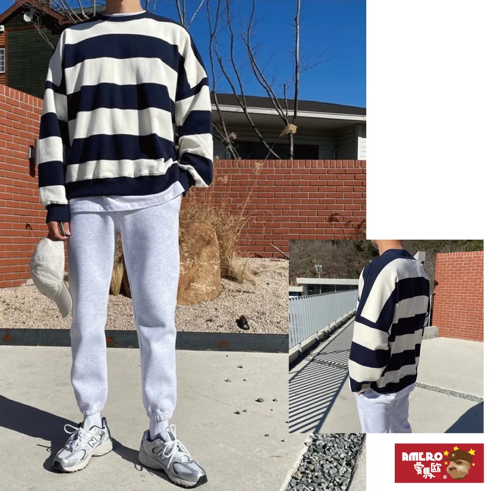 【AMERO】男女款 圓領長袖T恤 精梳棉 水洗手感 落肩 口袋 袖口螺紋 加大尺碼 情侶裝 歷史價格詳細信息