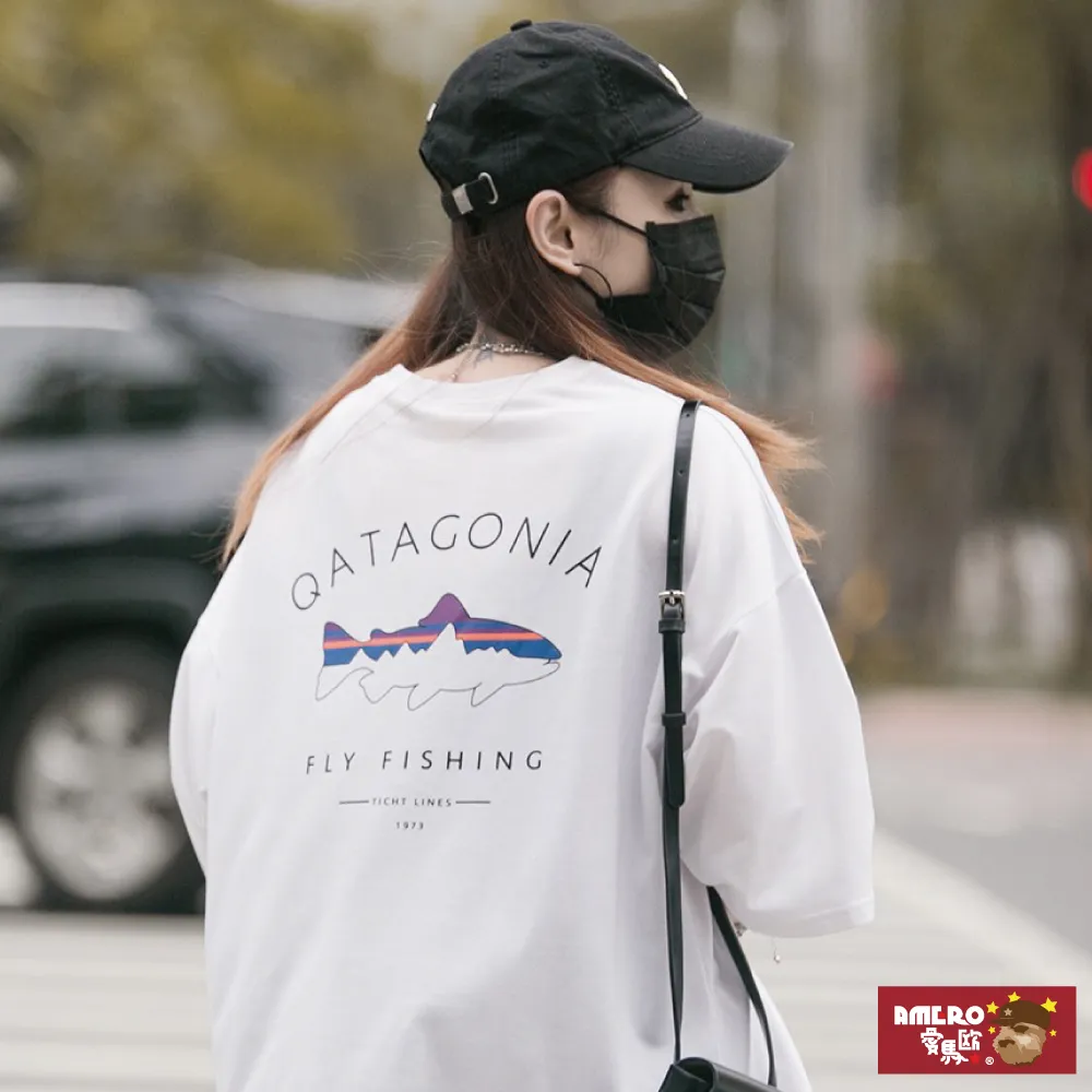 【AMERO】男女裝 短袖POLO衫 寬鬆版本 網眼 落肩款 情侶裝 歷史價格詳細信息