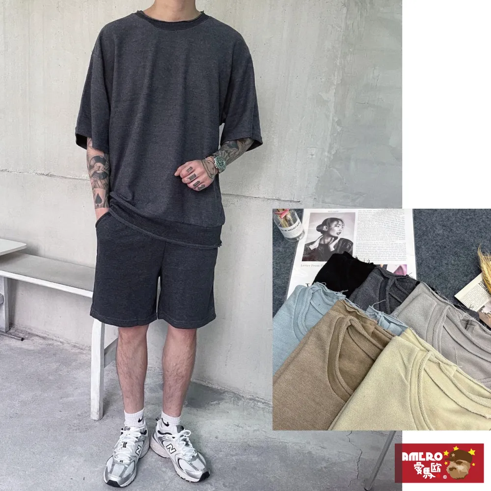 【AMERO】男女裝 雙面素色大學T 寬鬆 落肩 情侶裝 共19色 歷史價格詳細信息