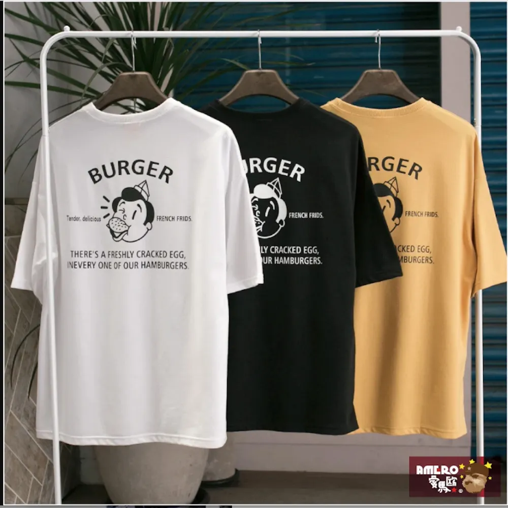 【AMERO】男女款 圓領短袖T恤 美式風格印花 情侶裝 親子裝 有大尺碼 歷史價格詳細信息