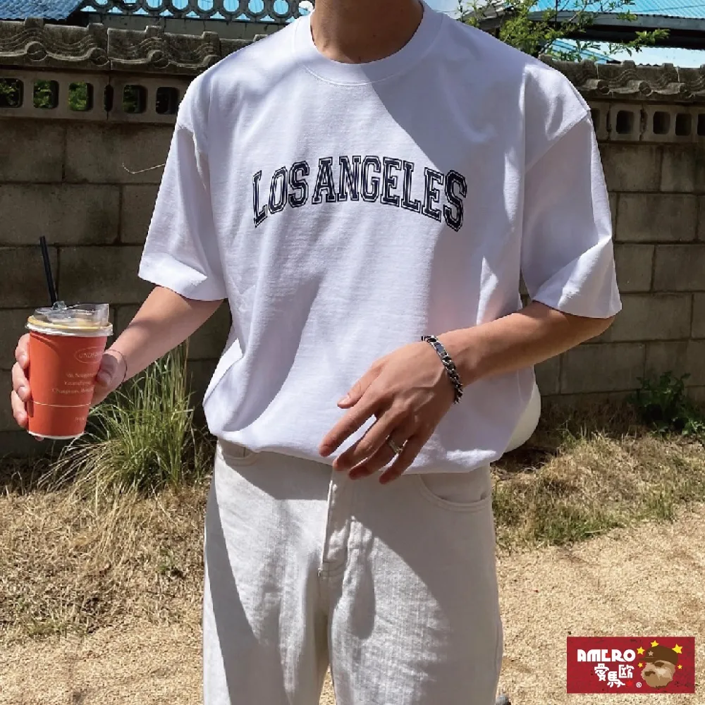 【AMERO】男女款 圓領短袖T恤 美式風格印花 情侶裝 親子裝 有大尺碼 歷史價格詳細信息