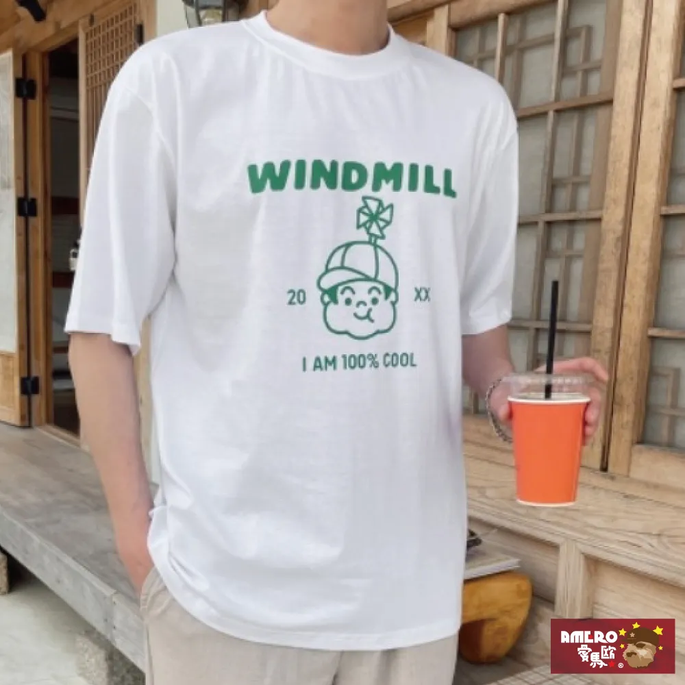 【AMERO】男女款 圓領短袖T恤 手繪Ｑ版印花 情侶裝 親子裝 大尺碼 歷史價格詳細信息