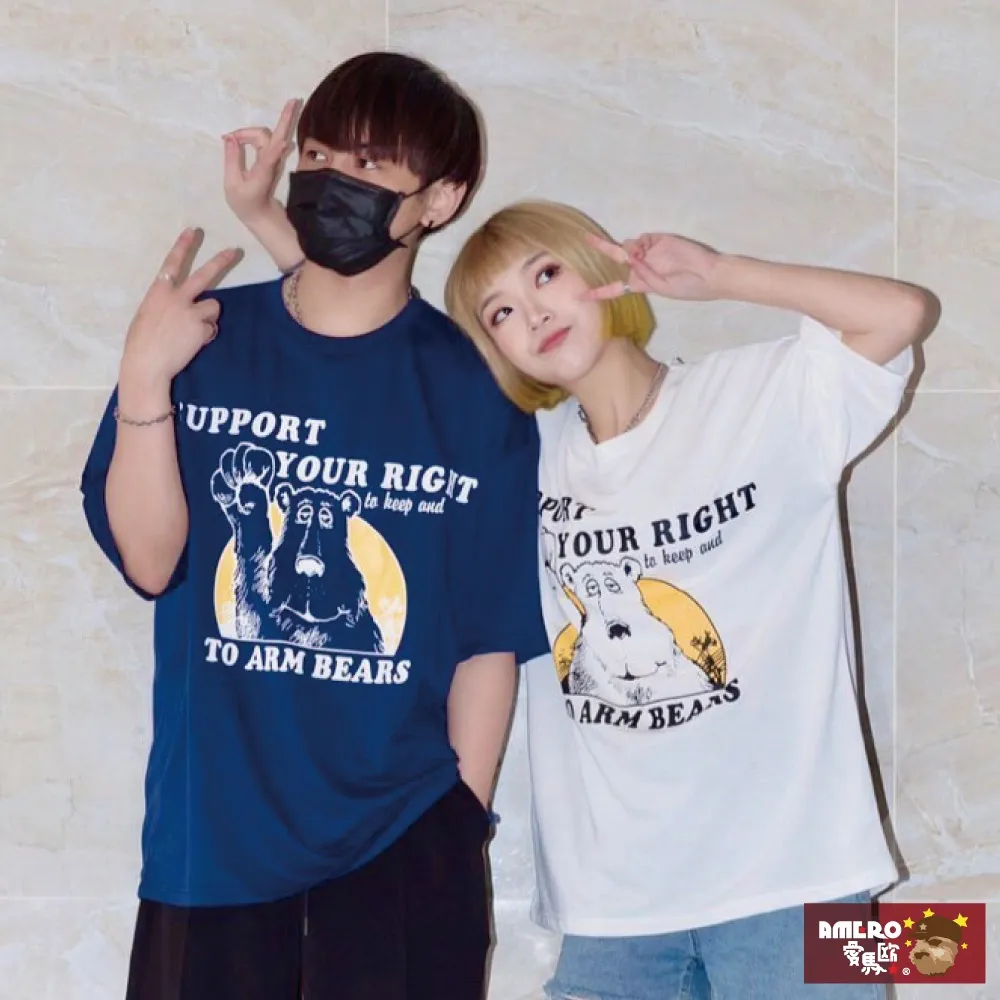 【AMERO】男女款 圓領短袖T恤 美式風格印花 情侶裝 親子裝 有大尺碼 歷史價格詳細信息