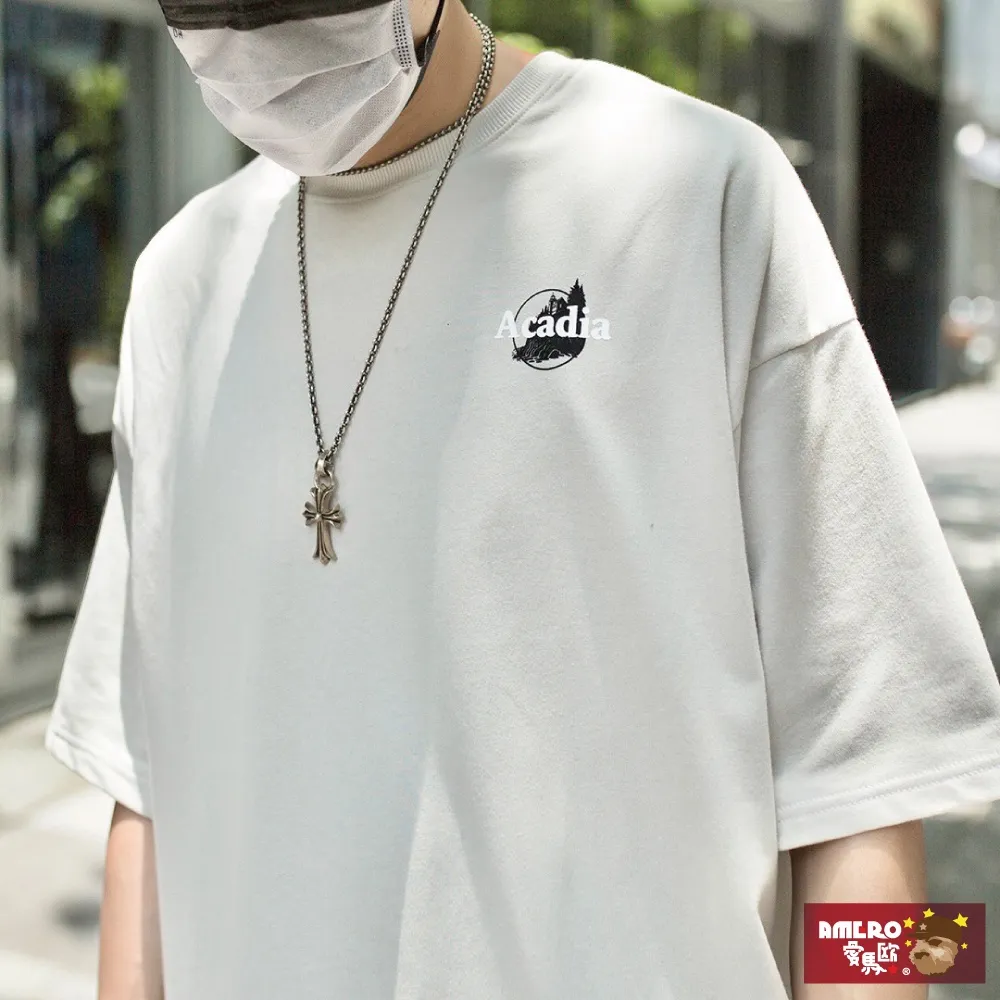 【AMERO】男女款 圓領短袖T恤 國旗印花 情侶裝 親子裝 大尺碼 歷史價格詳細信息