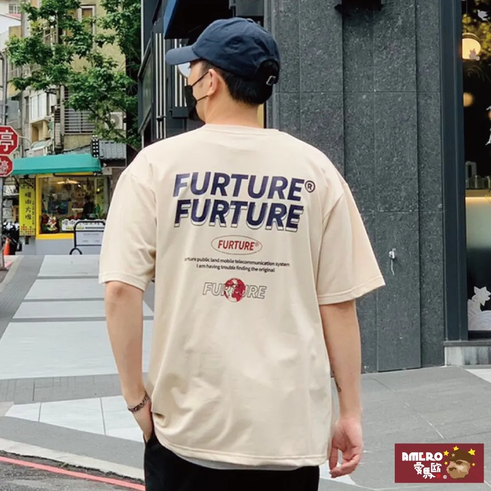 【AMERO】男女款 圓領短袖T恤 美式風格印花 情侶裝 親子裝 有大尺碼 歷史價格詳細信息