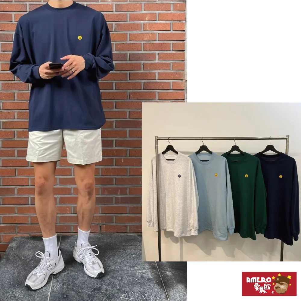 【AMERO】男裝圓領長袖帽Ｔ 麂皮絨布 大口袋 情侶裝 有大尺碼 歷史價格詳細信息