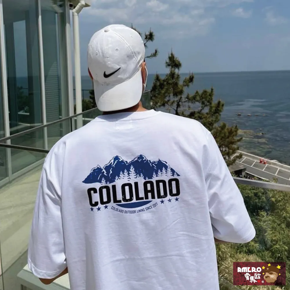 【AMERO】男女裝 圓領短袖T恤 英文印花 氣紡健康布 寬鬆 落肩款 五分袖 情侶裝 歷史價格詳細信息