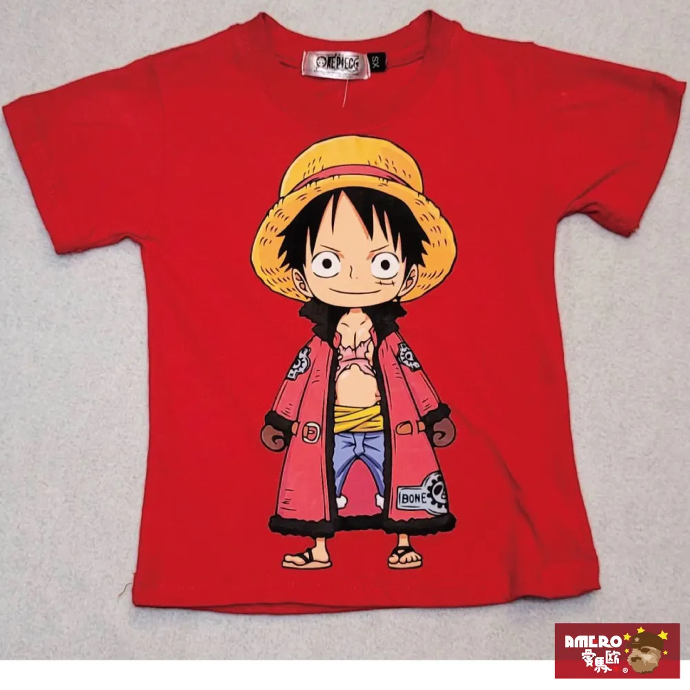 【AMERO】男女款 圓領短袖T恤 海賊王印花 情侶裝 親子裝 有大尺碼 歷史價格詳細信息
