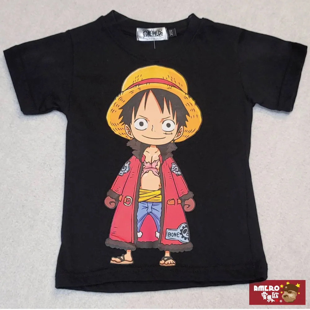 【AMERO】男女款 圓領短袖T恤 海賊王印花 情侶裝 親子裝 有大尺碼 歷史價格詳細信息