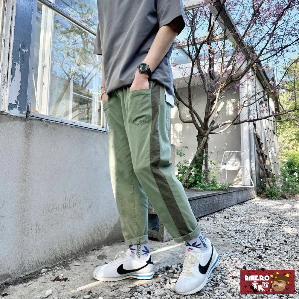 【AMERO】男女款 工作長褲 縮口褲 工裝 8口袋 彈性 修身 工作褲 長褲 休閒褲 歷史價格詳細信息