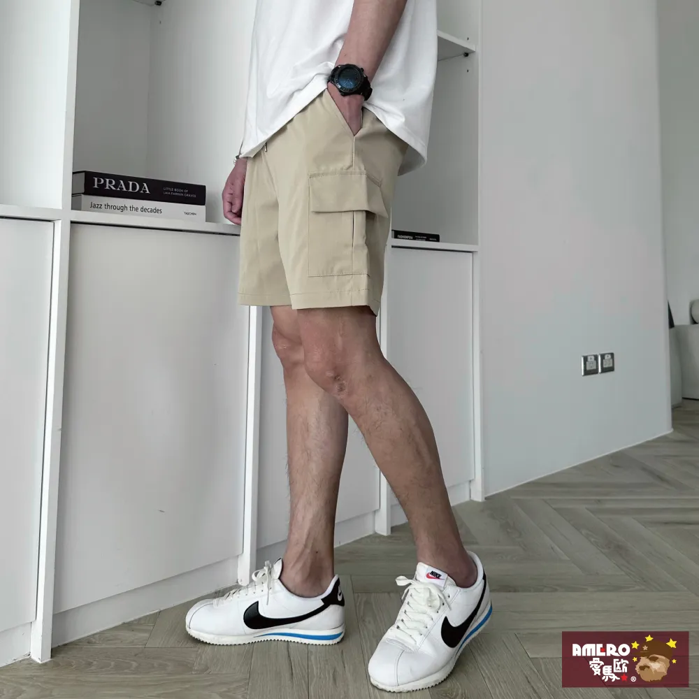 【AMERO】男女裝 工裝短褲 高磅水洗工裝短褲 休閒短褲 硬挺 情侶款 街頭短褲 滑板 歷史價格詳細信息