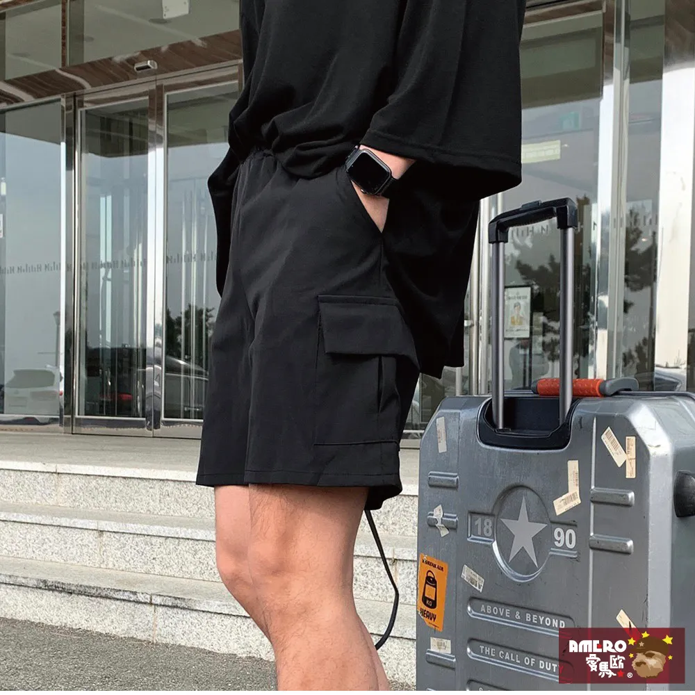 【AMERO】男女裝 工裝短褲 高磅水洗工裝短褲 休閒短褲 硬挺 情侶款 街頭短褲 滑板 歷史價格詳細信息