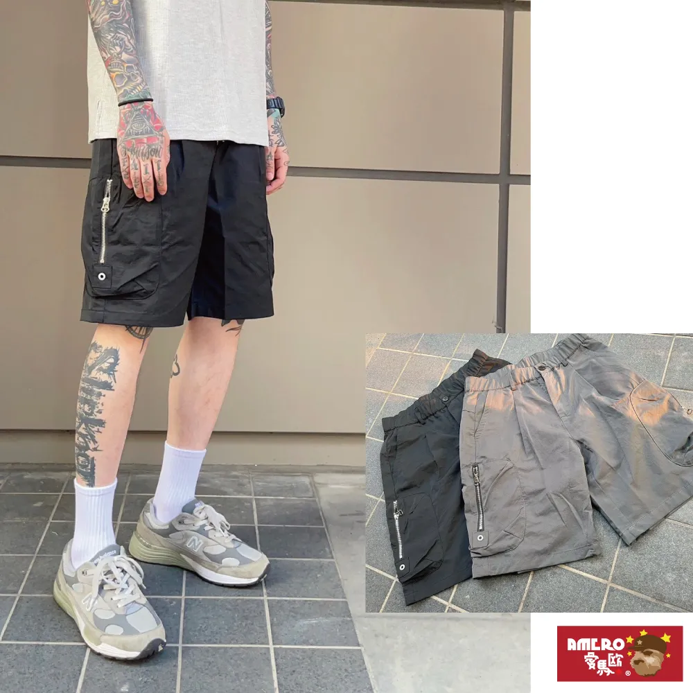 【AMERO】男裝 女裝 工裝短褲 速乾 口袋 情侶裝 歷史價格詳細信息