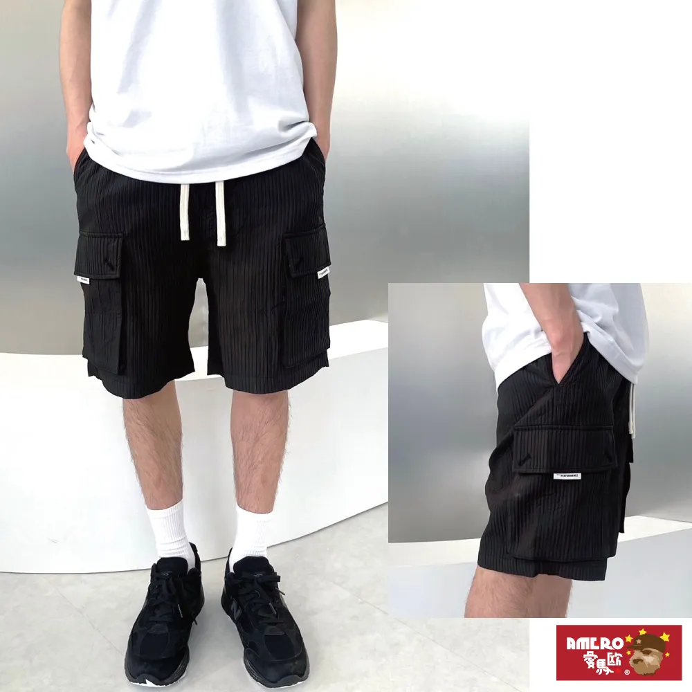 【AMERO】男裝 女裝 工裝短褲 速乾 口袋 情侶裝 歷史價格詳細信息