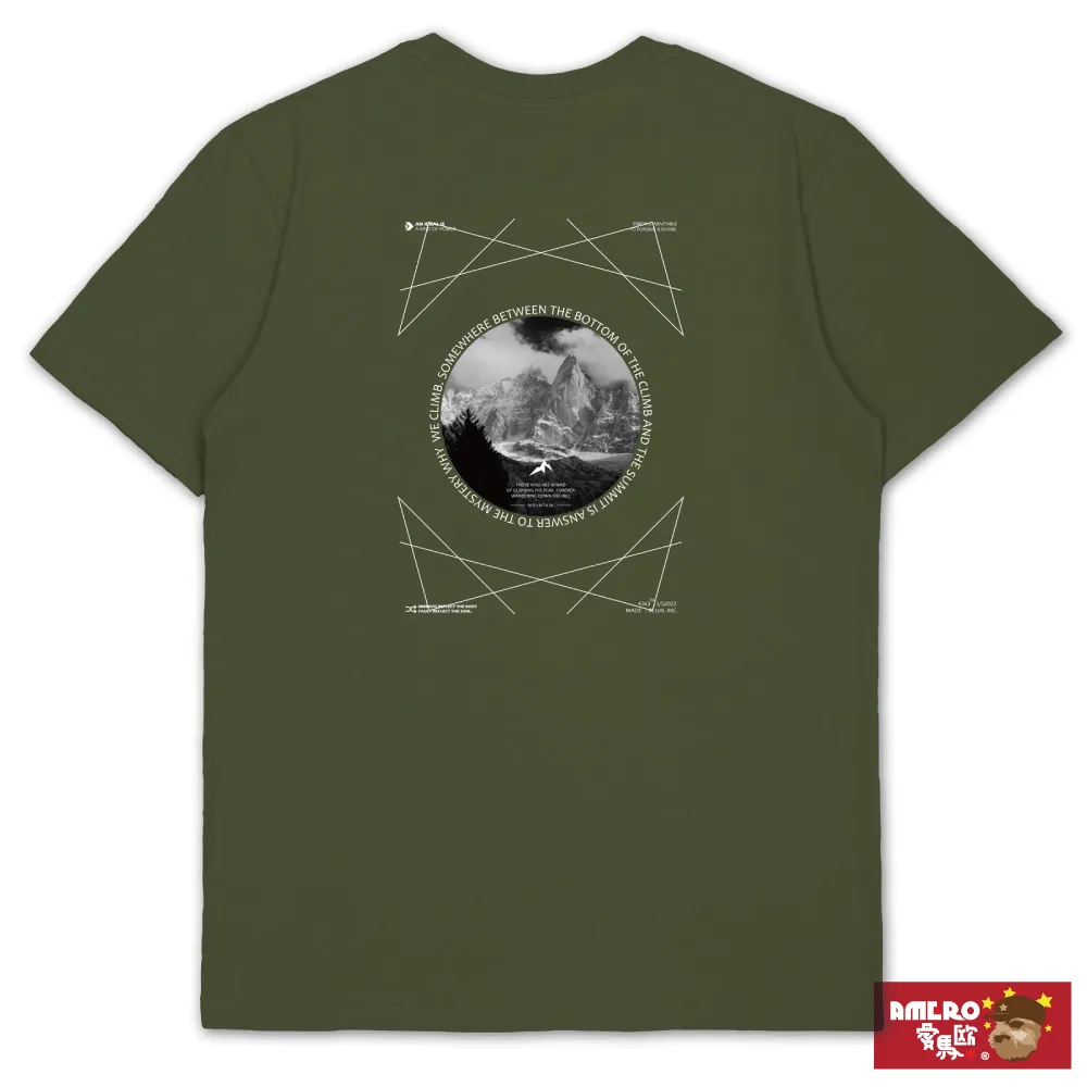 【AMERO】男裝 女裝 圓領 短袖 T恤 美式風格印花 五分袖 寬鬆 落肩 情侶裝 歷史價格詳細信息