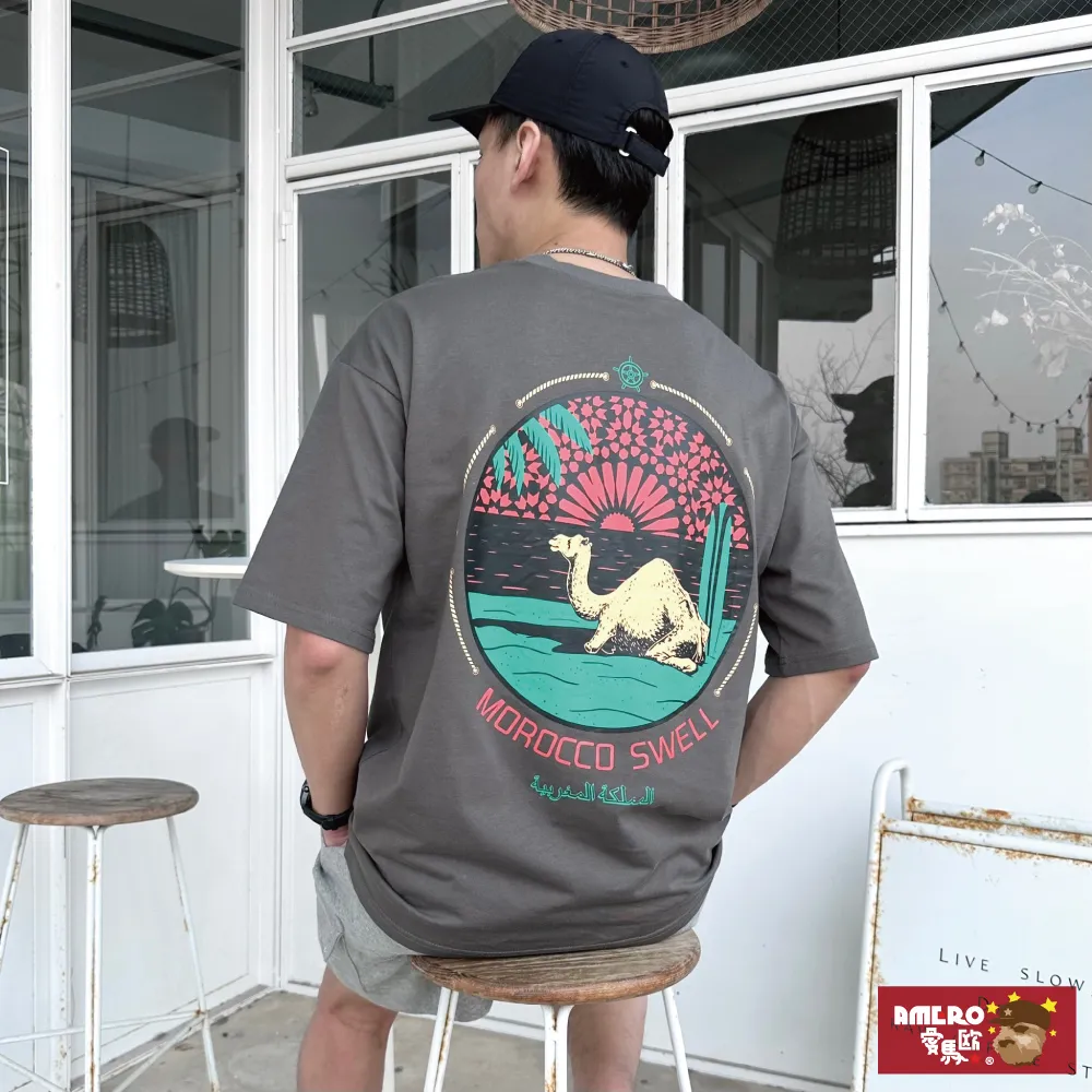 駱駝男裝短袖t恤男夏季2024新款涼感速干圓領情侶寬松半袖體恤男【台灣公司免稅開發票】 歷史價格詳細信息