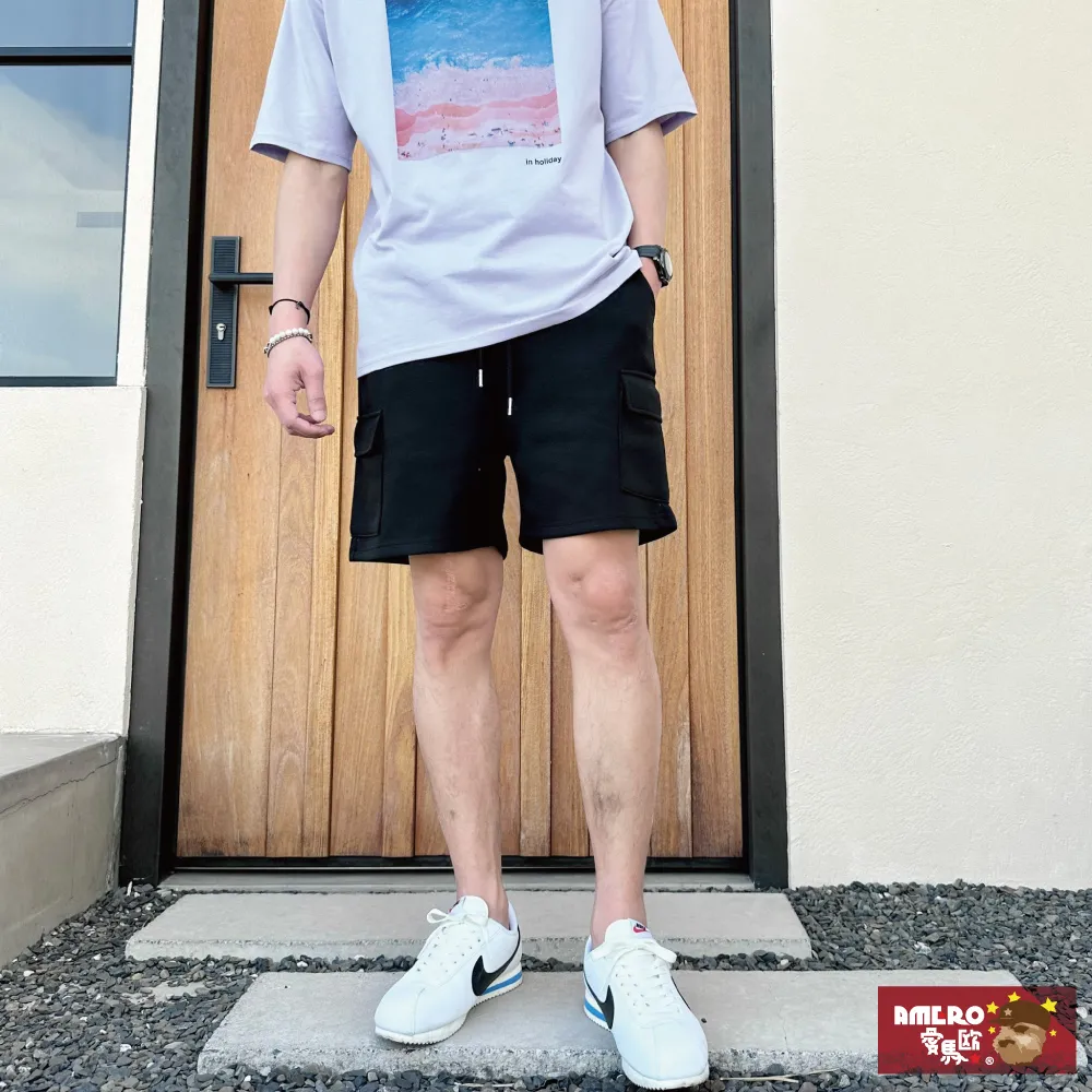 【AMERO】男裝 女裝 工裝短褲 速乾 口袋 情侶裝 歷史價格詳細信息