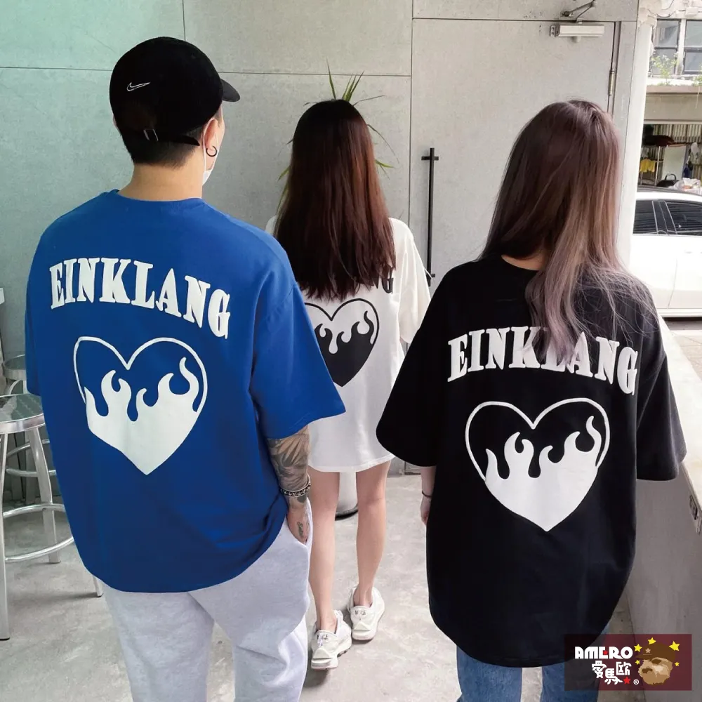 【AMERO】男女裝 圓領短袖T恤 發泡英文字印花 寬鬆 落肩 情侶裝 歷史價格詳細信息