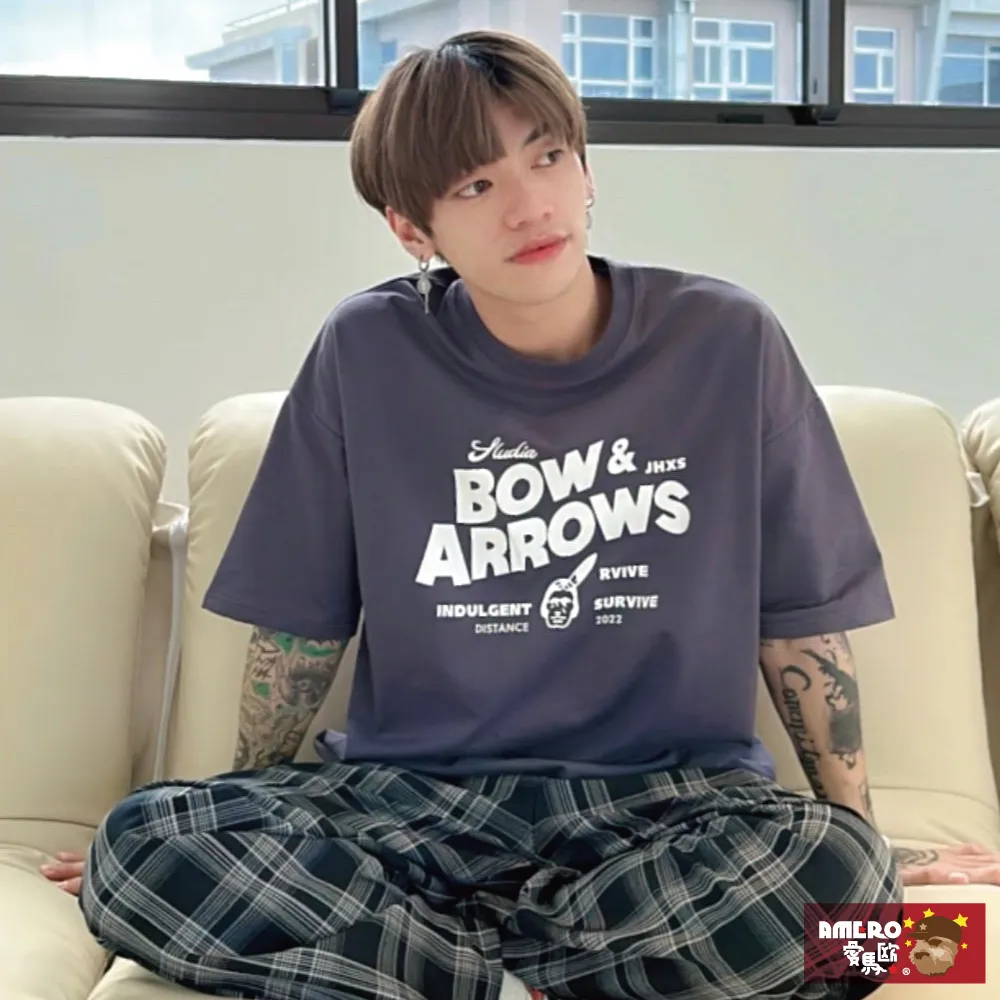 【AMERO】男裝 女裝 美式復古 長袖刷毛帽Ｔ 英文字印花 寬鬆 落肩 情侶裝 歷史價格詳細信息