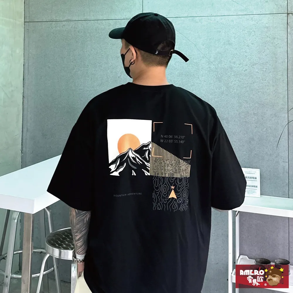 【AMERO】男裝 女裝 圓領 T恤 水洗 寬鬆 落肩 口袋 情侶裝 共六款 歷史價格詳細信息