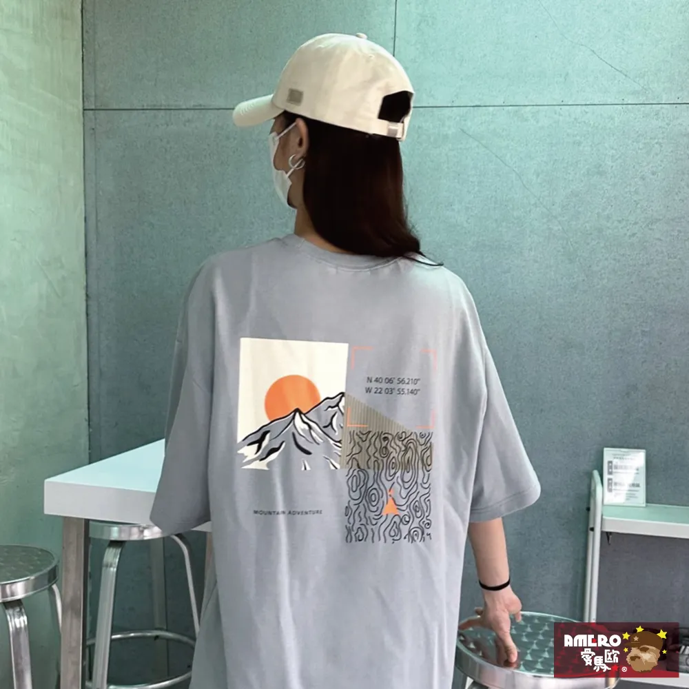 【AMERO】男裝 女裝 圓領 T恤 水洗 寬鬆 落肩 口袋 情侶裝 共六款 歷史價格詳細信息