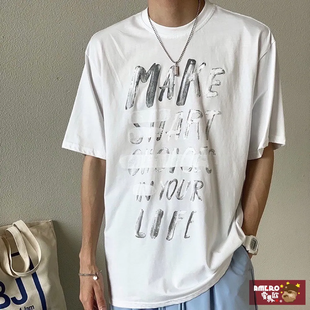 【AMERO】男裝 女裝 圓領 T恤 水洗 寬鬆 落肩 口袋 情侶裝 共六款 歷史價格詳細信息