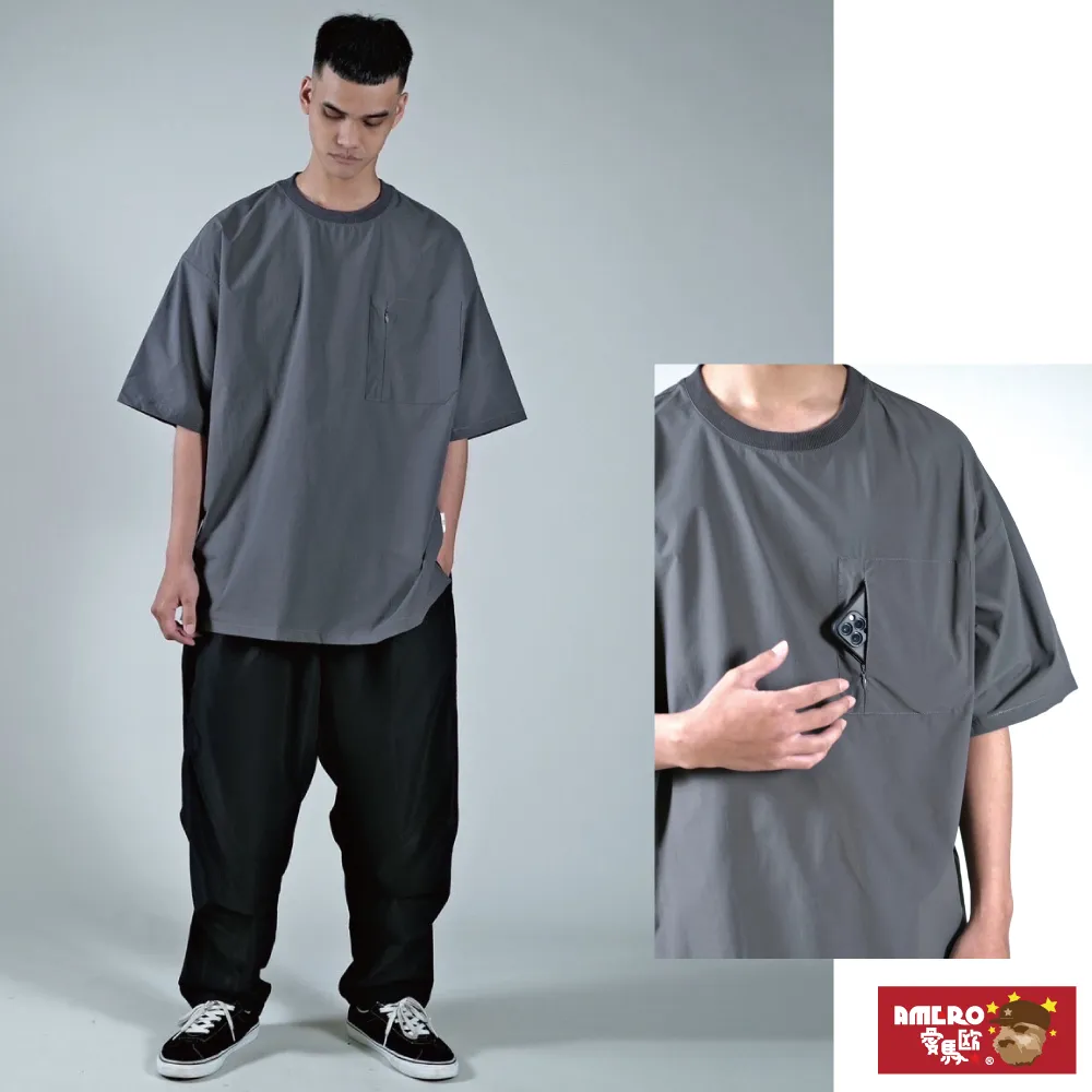 【AMERO】男裝 女裝 圓領 T恤 立體紋 素面 寬鬆 落肩 情侶裝 歷史價格詳細信息