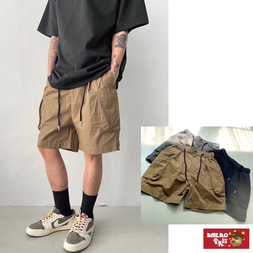 【AMERO】男裝 女裝 工裝短褲 速乾 口袋 情侶裝 歷史價格詳細信息