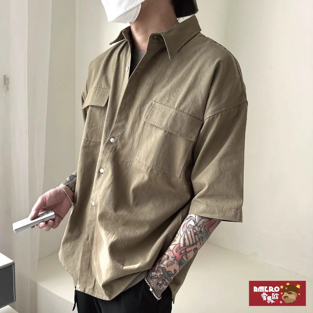 【AMERO】男裝 工裝棉短褲 側口袋 工裝 休閒褲 棉短褲 寬鬆 歷史價格詳細信息