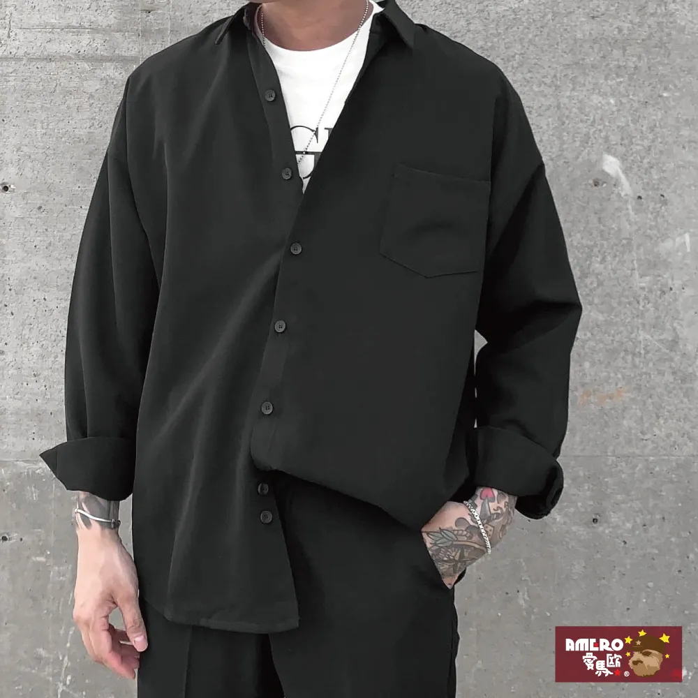 【AMERO】男裝 女裝 襯衫式外套 防風防潑水 寬鬆 情侶裝 歷史價格詳細信息