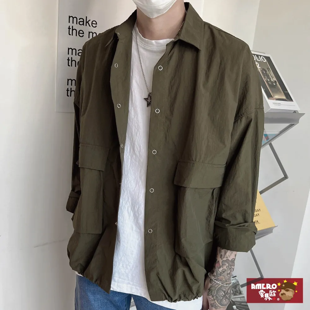 【AMERO】男裝 女裝 防潑水 反光單線 長褲 闊腿 寬版 情侶裝 歷史價格詳細信息