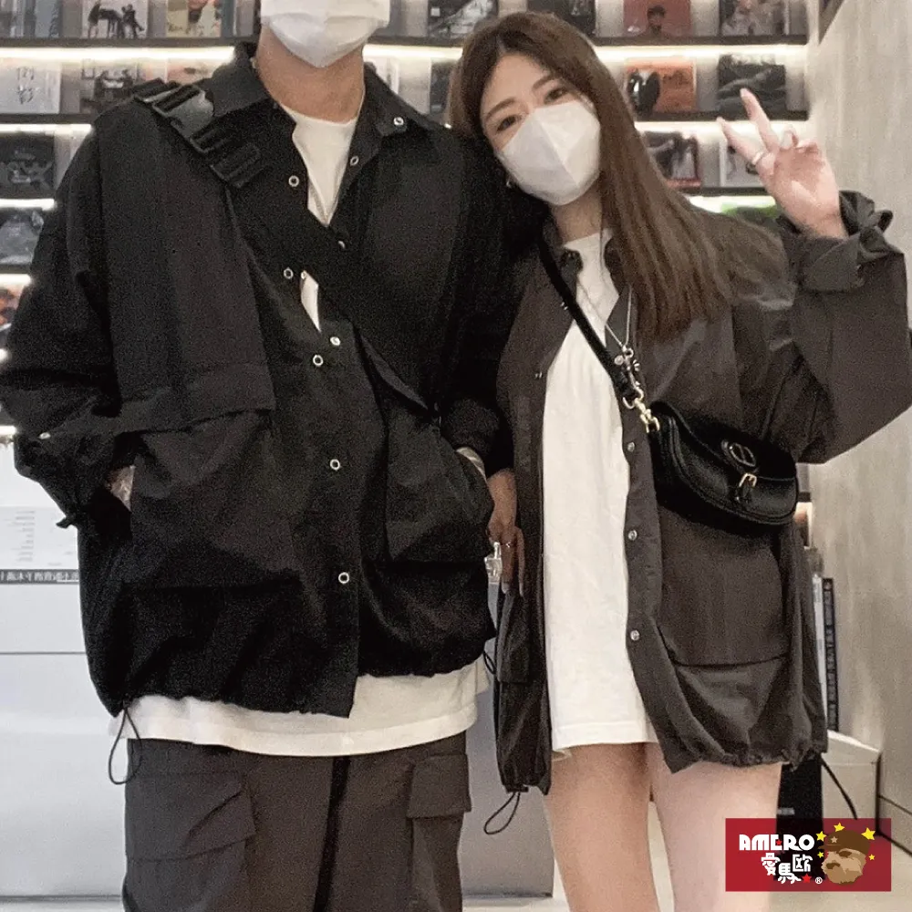 【AMERO】男裝 女裝 防潑水 反光單線 長褲 闊腿 寬版 情侶裝 歷史價格詳細信息