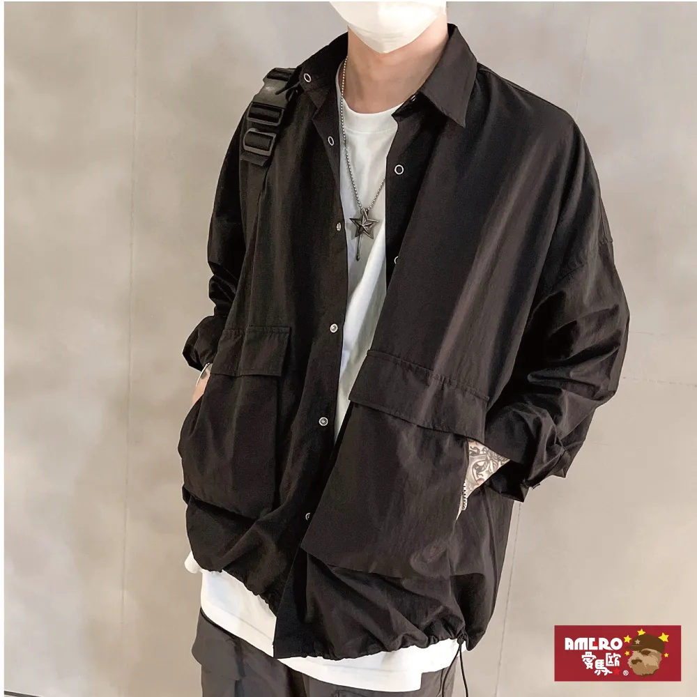 【AMERO】男裝 女裝 防潑水 反光單線 長褲 闊腿 寬版 情侶裝 歷史價格詳細信息