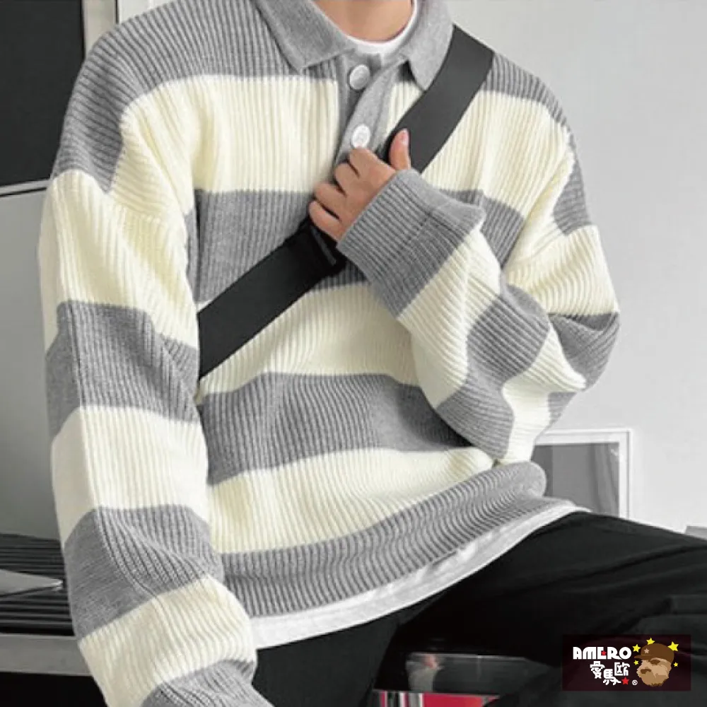 【AMERO】男裝 女裝 針織橄欖球毛衣 情侶裝 歷史價格詳細信息
