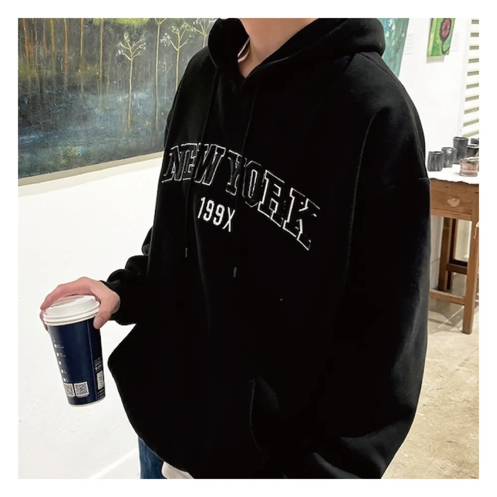 【AMERO】男裝 女裝 長袖刷毛帽Ｔ(男裝 女裝 長袖刷毛帽Ｔ 英文字貼布繡 寬鬆 落肩 情侶裝) 歷史價格詳細信息