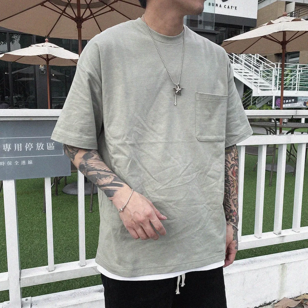 【AMERO】男女裝 圓領短袖T恤 素面 開衩 落肩款 五分袖 情侶裝 歷史價格詳細信息