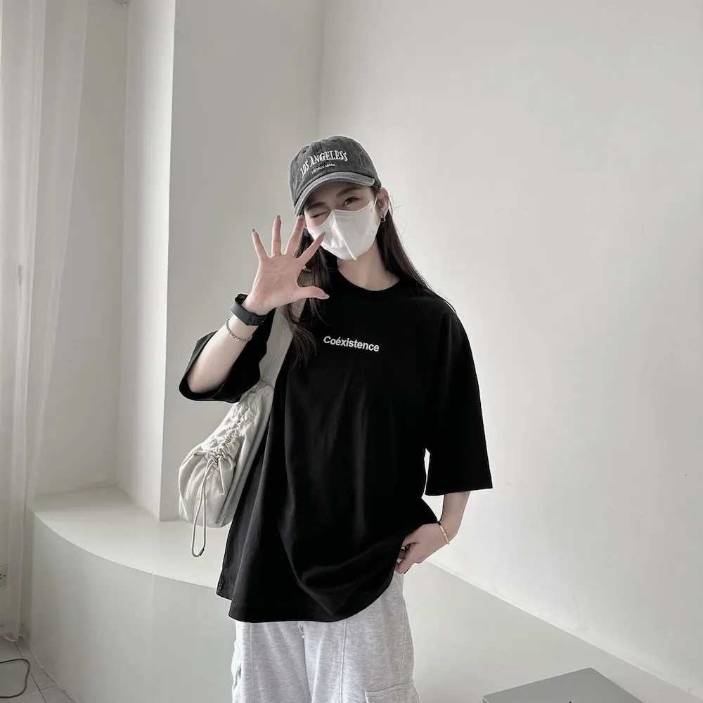 【AMERO】男女款 圓領短袖T恤 英文字版印花 情侶裝 親子裝 大尺碼 歷史價格詳細信息