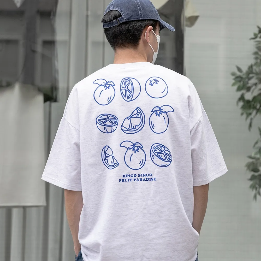 【AMERO】男女裝 水洗圓領短袖T恤 英文印花 寬鬆 落肩 情侶裝 歷史價格詳細信息