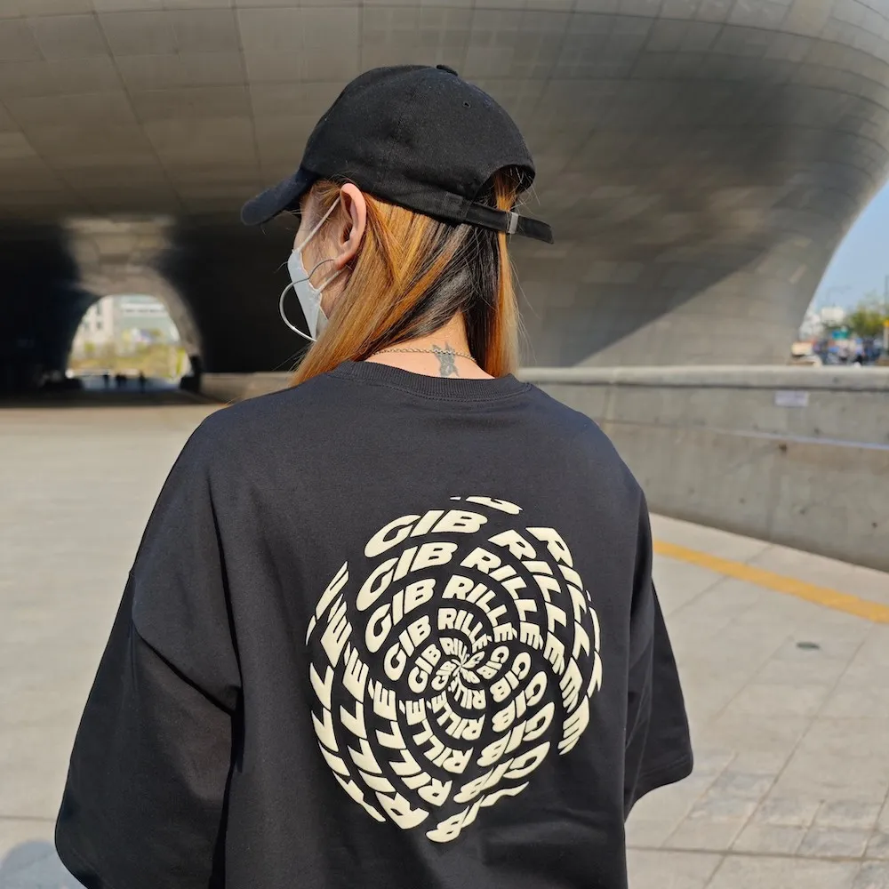 【AMERO】男女裝 圓領短袖T恤 發泡英文字印花 寬鬆 落肩 情侶裝 歷史價格詳細信息