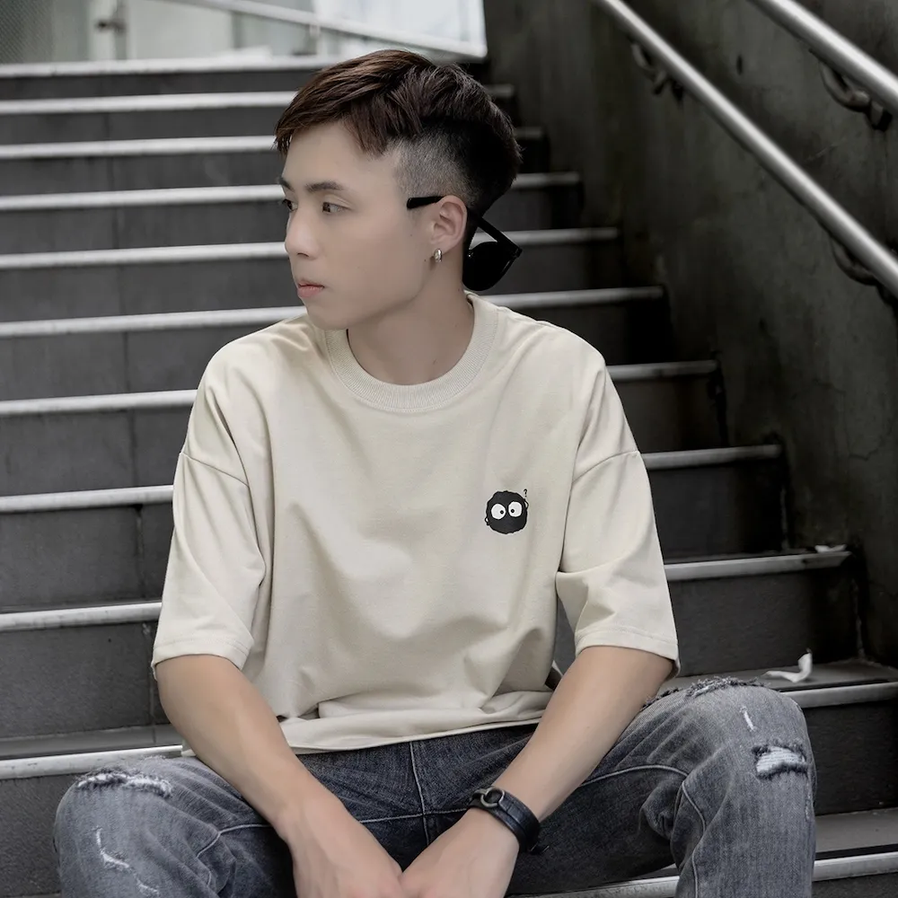 【AMERO】男裝 女裝 短袖圓領Ｔ 小英文字印花 落肩 情侶裝 歷史價格詳細信息