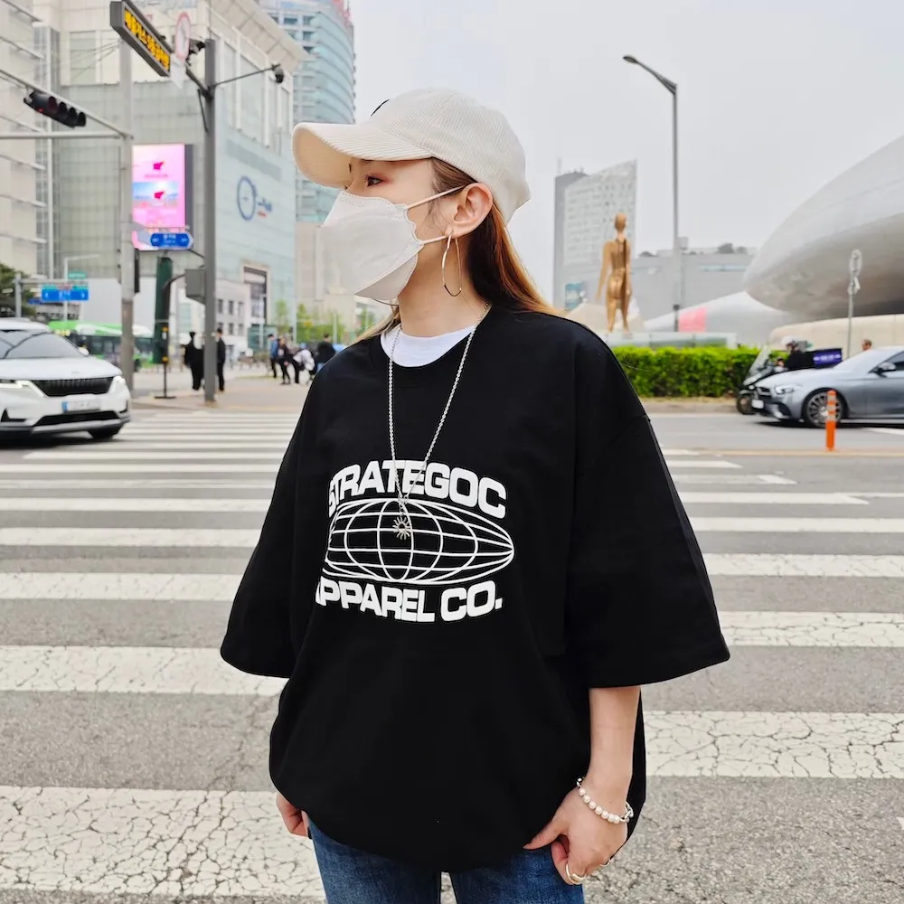 【AMERO】男女裝 圓領短袖T恤 發泡英文字印花 寬鬆 落肩 情侶裝 歷史價格詳細信息