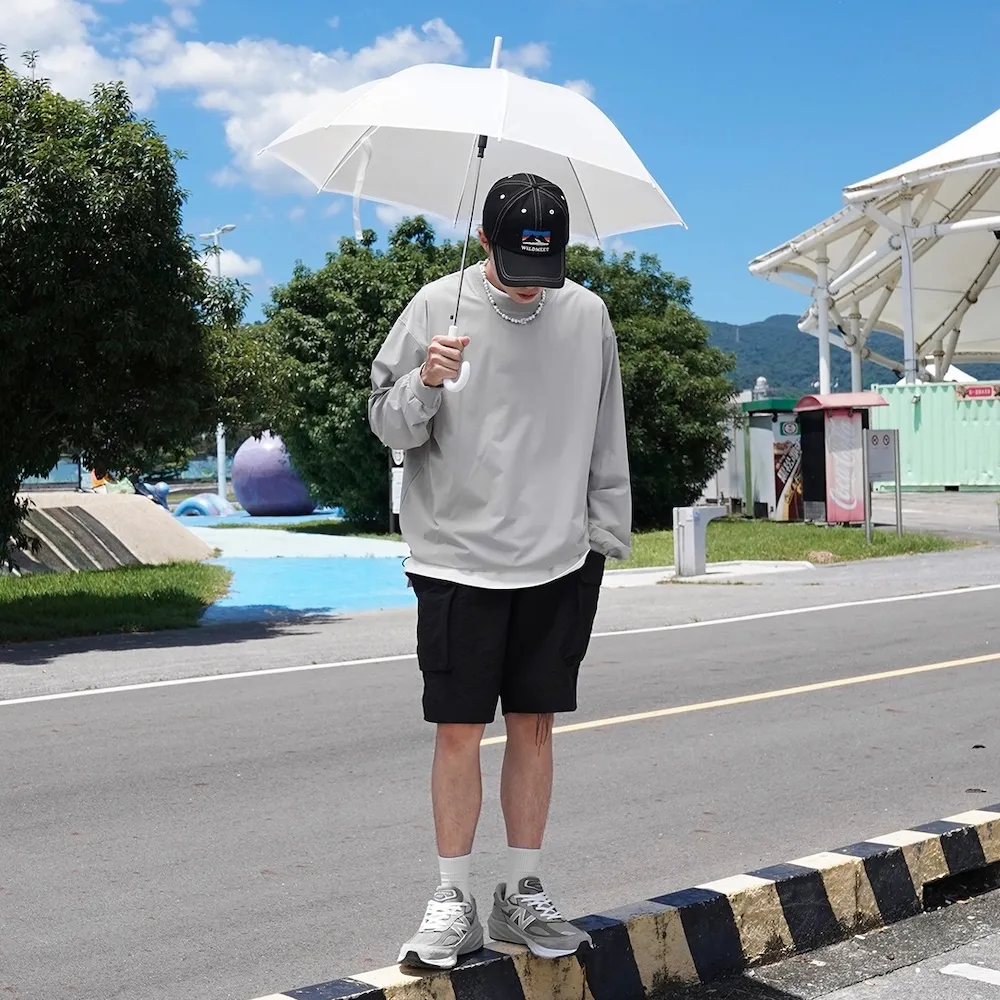 【AMERO】男裝 女裝 抗皺長袖襯衫 西裝襯衫 小口袋 寬鬆 情侶裝 歷史價格詳細信息