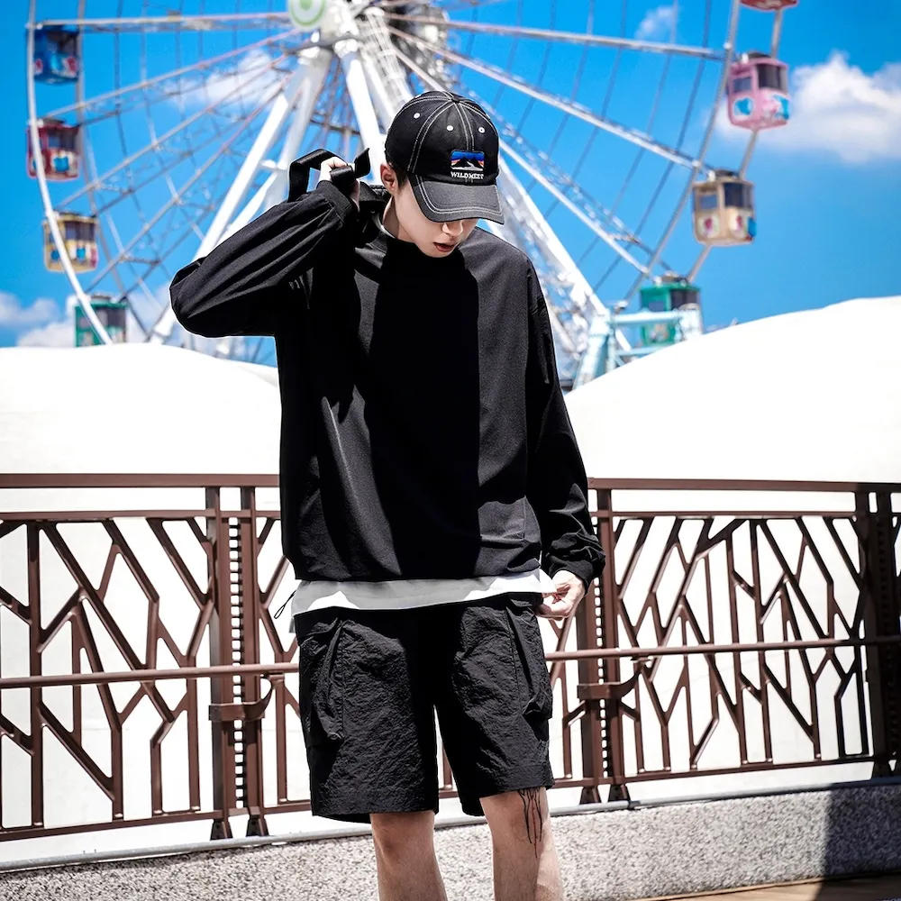 【AMERO】男裝 女裝 抗皺長袖襯衫 西裝襯衫 小口袋 寬鬆 情侶裝 歷史價格詳細信息